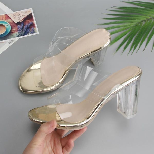 slippers meotina women shoes summer slides transparent chunky high heel party fashion open toe lady sandals gold size 4-12, Black
slippers meotina women shoes summer slides transparent chunky high heel party fashion open toe lady sandals gold size 4-12, Black