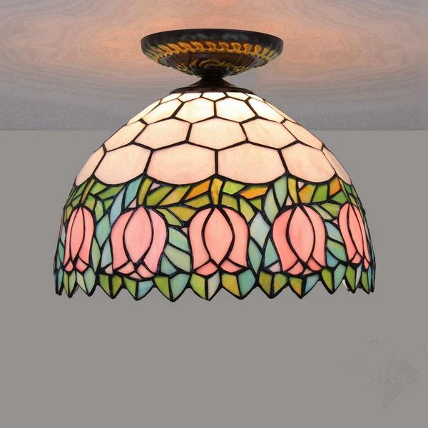 ceiling lights 30cm european and american style pink tulip tiffany colored glass restaurant bedroom corridor bathroom lamp
ceiling lights 30cm european and american style pink tulip tiffany colored glass restaurant bedroom corridor bathroom lamp