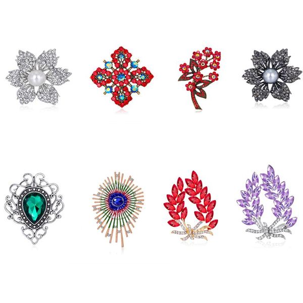 pins, brooches styles colorful crystal imitation pearl flower plant brooch pins women fashion diy rhinestone badge accessories, Gray
pins, brooches styles colorful crystal imitation pearl flower plant brooch pins women fashion diy rhinestone badge accessories, Gray