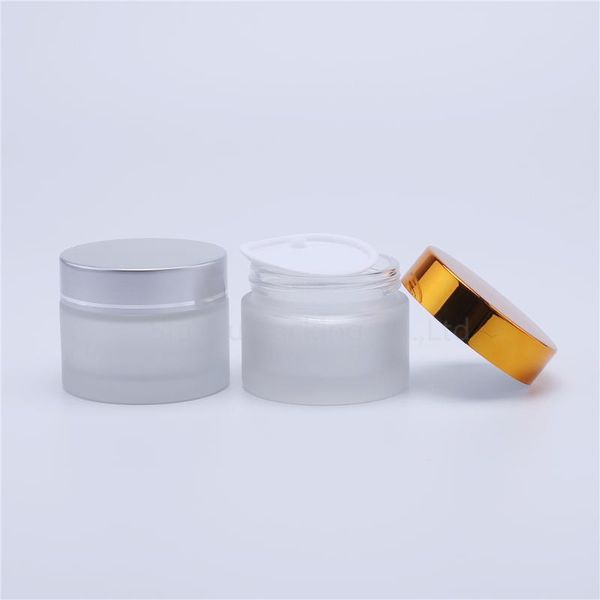 1pcs 50g glass cream jars cosmetic packaging with lid plastic caps & inner liners round empty small storage bottles
1pcs 50g glass cream jars cosmetic packaging with lid plastic caps & inner liners round empty small storage bottles