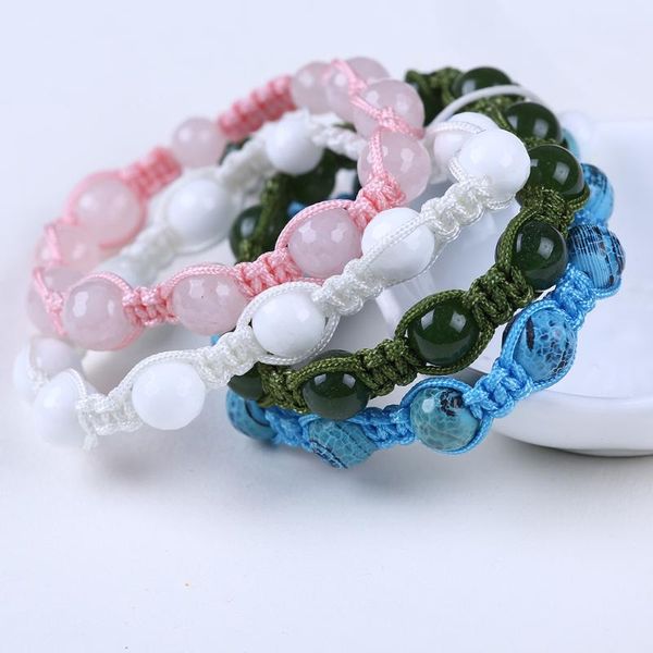 charm bracelets diy braiding adjustable men grey stone beads bracelet, Golden;silver
charm bracelets diy braiding adjustable men grey stone beads bracelet, Golden;silver