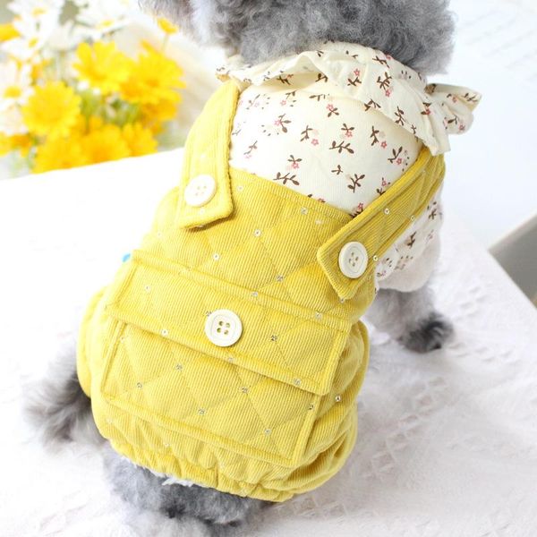 dog apparel warm cotton padded clothes pet thickened sequin quilted four-legged clothing pets brown yellow colors winter
dog apparel warm cotton padded clothes pet thickened sequin quilted four-legged clothing pets brown yellow colors winter