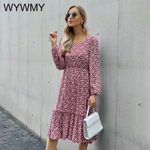 casual dresses spring summer long sleeve floral midi woman dress 2021 fashion square collar ruffles black for women vestidos, Black;gray
casual dresses spring summer long sleeve floral midi woman dress 2021 fashion square collar ruffles black for women vestidos, Black;gray