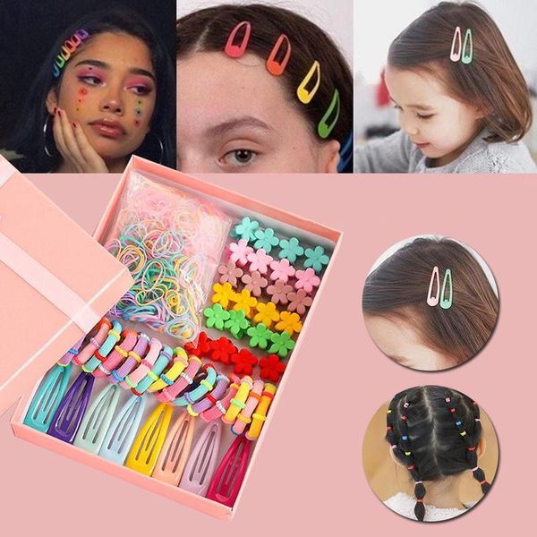 hair accessories 220pcs/box hairpin head rope gift box set nylon elastic bands children ponytail holder scrunchie headband accessory, Slivery;white
hair accessories 220pcs/box hairpin head rope gift box set nylon elastic bands children ponytail holder scrunchie headband accessory, Slivery;white