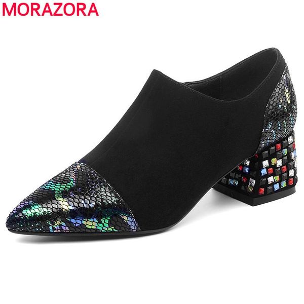 dress shoes morazora fashion women square high heels crystal zipper mixed colors quality pumps ladies, Black
dress shoes morazora fashion women square high heels crystal zipper mixed colors quality pumps ladies, Black