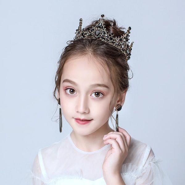 hair clips & barrettes baroque round black tiaras crown crystal wedding accessories costume bridal headband kid flower girls party jewelry, Golden;silver
hair clips & barrettes baroque round black tiaras crown crystal wedding accessories costume bridal headband kid flower girls party jewelry, Golden;silver