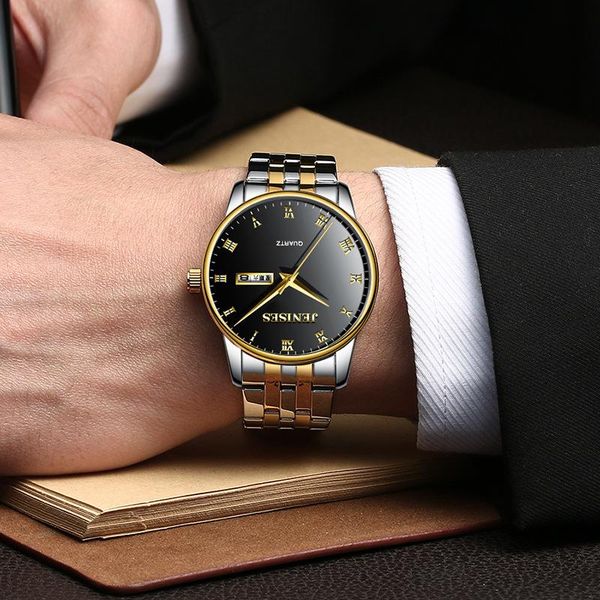 wristwatches men's watch business classic butterfly quartz waterproof leather wrist stainless steel, Slivery;brown
wristwatches men's watch business classic butterfly quartz waterproof leather wrist stainless steel, Slivery;brown