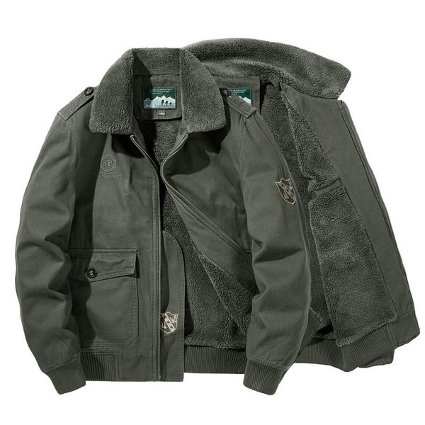 men winter long casual military army warm jacket parkas coat autumn cotton thick fleece pockets cargo men's jackets, Black;brown
men winter long casual military army warm jacket parkas coat autumn cotton thick fleece pockets cargo men's jackets, Black;brown