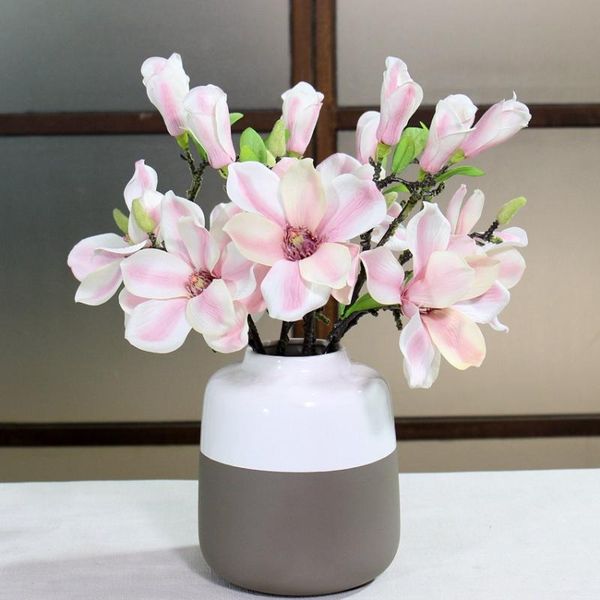 decorative flowers & wreaths 1pc orchid magnolia artificial silk fake floral wedding for party home decoration
decorative flowers & wreaths 1pc orchid magnolia artificial silk fake floral wedding for party home decoration