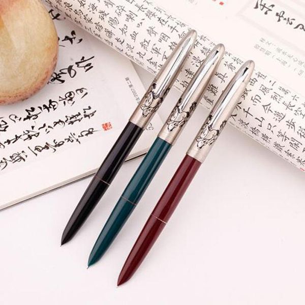 fountain pens hero 329-2 vintage pen arrow mark 329 horse head pattern collection ink iridium fine nib 0.5mm for writing
fountain pens hero 329-2 vintage pen arrow mark 329 horse head pattern collection ink iridium fine nib 0.5mm for writing