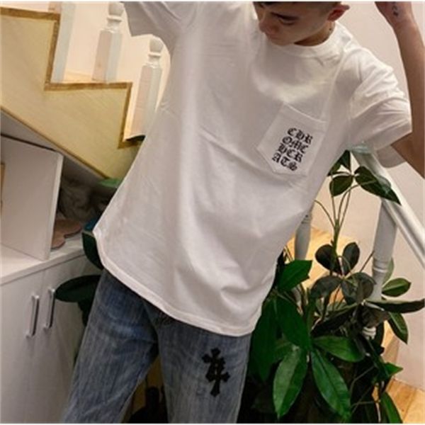 fashion outlet 21ss chrome chao brand horseshoe cross sanskrit title letter short sleeve men's and women's loose versatile t-shirt, White;black
fashion outlet 21ss chrome chao brand horseshoe cross sanskrit title letter short sleeve men's and women's loose versatile t-shirt, White;black