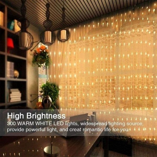 strings led curtain light usb remote control 3x3 meters 300 bulbs fairy tale wedding party garden christmas decoration lights
strings led curtain light usb remote control 3x3 meters 300 bulbs fairy tale wedding party garden christmas decoration lights