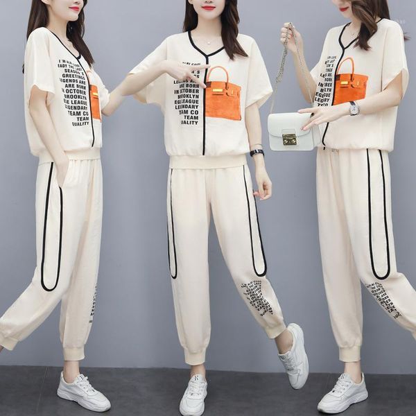 short sleeve two-piece suit 2021 summer clothes for women 2 piece sets womens outfits large size tracksuit women's tracksuits, Gray
short sleeve two-piece suit 2021 summer clothes for women 2 piece sets womens outfits large size tracksuit women's tracksuits, Gray