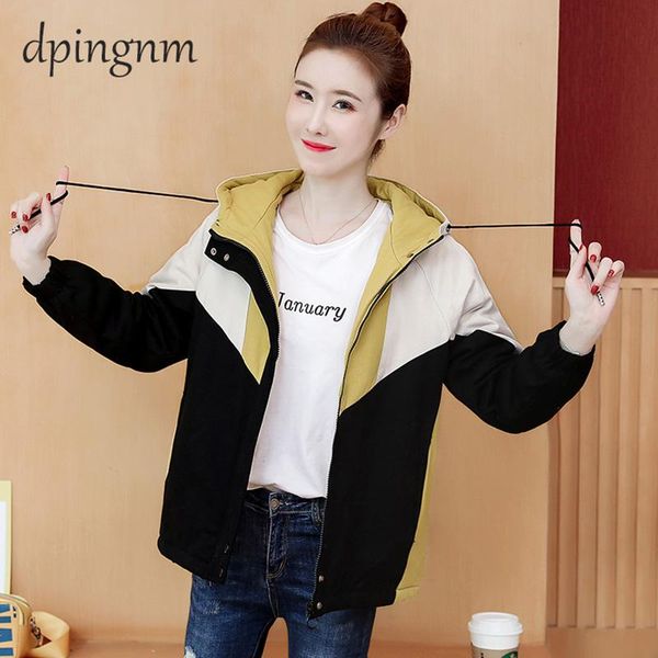 women's jackets hooded 2021 autumn causal windbreaker women basic coats sweater zipper lightweight bomber famale, Black;brown
women's jackets hooded 2021 autumn causal windbreaker women basic coats sweater zipper lightweight bomber famale, Black;brown