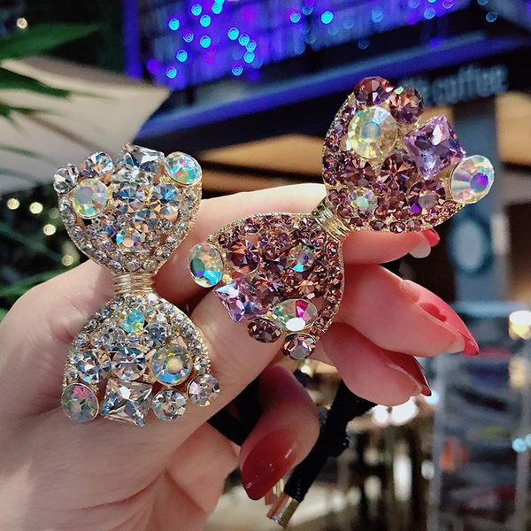 hair accessories korean purple crystal rhinestone bow elastic band rubber tie hairband jewelry bows for girl headpiece
hair accessories korean purple crystal rhinestone bow elastic band rubber tie hairband jewelry bows for girl headpiece