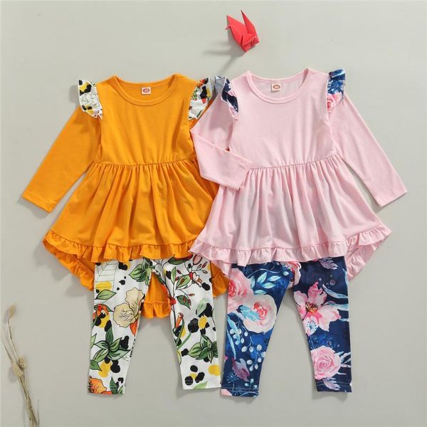 clothing sets baby girls clothes set solid ruffled floral pants leggings 18m-6y toddler kids spring fall casual cotton outfits 2021, White
clothing sets baby girls clothes set solid ruffled floral pants leggings 18m-6y toddler kids spring fall casual cotton outfits 2021, White
