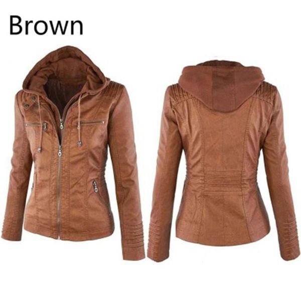 hooded faux leather parkas women fashion pu coats elegant zipper cotton jackets female long sleeve women's trench, Tan;black
hooded faux leather parkas women fashion pu coats elegant zipper cotton jackets female long sleeve women's trench, Tan;black