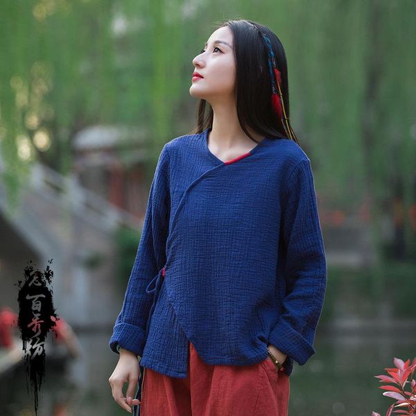 ethnic clothing the 21st summer cotton and linen dress xiejin long-sleeved clothes loose tea pure color restoring ancient ways v-neck sets b, Red
ethnic clothing the 21st summer cotton and linen dress xiejin long-sleeved clothes loose tea pure color restoring ancient ways v-neck sets b, Red