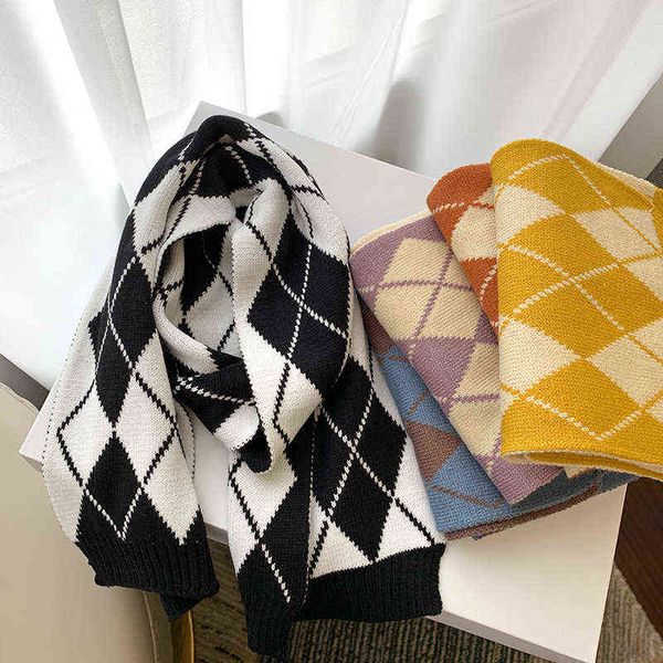 scarves children's knitted british color matching diamond lattice boys girls warm and versatile wool neck scarf fashion, Blue;gray
scarves children's knitted british color matching diamond lattice boys girls warm and versatile wool neck scarf fashion, Blue;gray