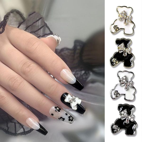 nail art decorations japanese style zircon jewelry black and white super flash three-dimensional metal cute bear decoration diamond, Silver;gold
nail art decorations japanese style zircon jewelry black and white super flash three-dimensional metal cute bear decoration diamond, Silver;gold