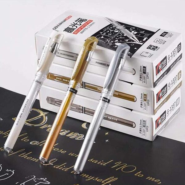 3pcs/lot white glod silver highlight art painting pen 1.0mm creative waterproof marker paint school stationery supplies gel pens
3pcs/lot white glod silver highlight art painting pen 1.0mm creative waterproof marker paint school stationery supplies gel pens