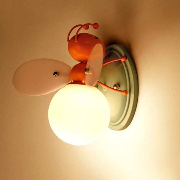 wall lamps simple and modern boy girl bedroom bedside led lamp creative cartoon bee children's room
wall lamps simple and modern boy girl bedroom bedside led lamp creative cartoon bee children's room