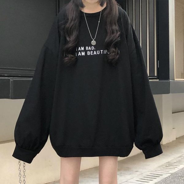 women's hoodies & sweatshirts harajuku thin sweatshirt women pullover oversized casual long sleeve letter printed hoodie black sweatwea
women's hoodies & sweatshirts harajuku thin sweatshirt women pullover oversized casual long sleeve letter printed hoodie black sweatwea