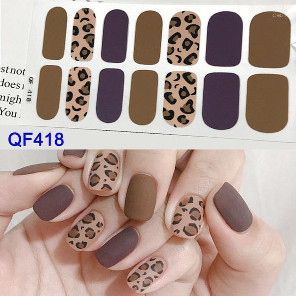 pair leopard solid color nail stickers waterproof durable decals set cnt 661, Black
pair leopard solid color nail stickers waterproof durable decals set cnt 661, Black