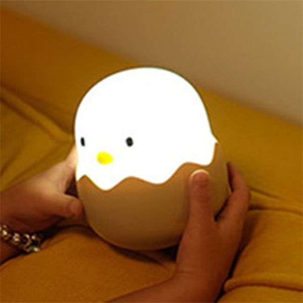 eggshell chicken emotional silicone nightlight led charging intelligent sensor children's bedside eggshell table lamp
eggshell chicken emotional silicone nightlight led charging intelligent sensor children's bedside eggshell table lamp
