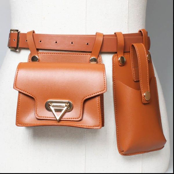 waist mini leather crossbody chest bag fanny packs belt phone pouch