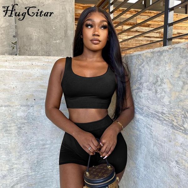 women's tracksuits hugcitar 2021 summer solid silp sleeveless navel shorts set bodycon party elegant club y2k robe beach, Gray
women's tracksuits hugcitar 2021 summer solid silp sleeveless navel shorts set bodycon party elegant club y2k robe beach, Gray
