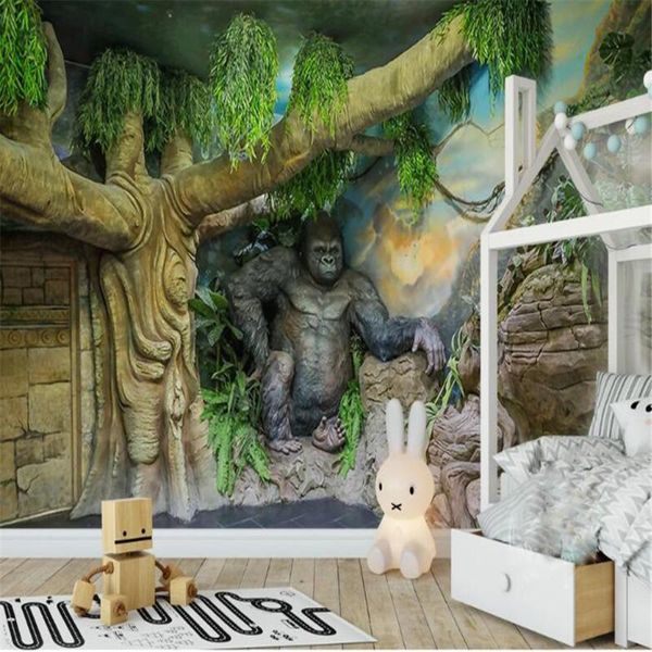 wallpapers milofi custom large mural wall covering hand-painted gorilla children living room bedroom tv background paper
wallpapers milofi custom large mural wall covering hand-painted gorilla children living room bedroom tv background paper