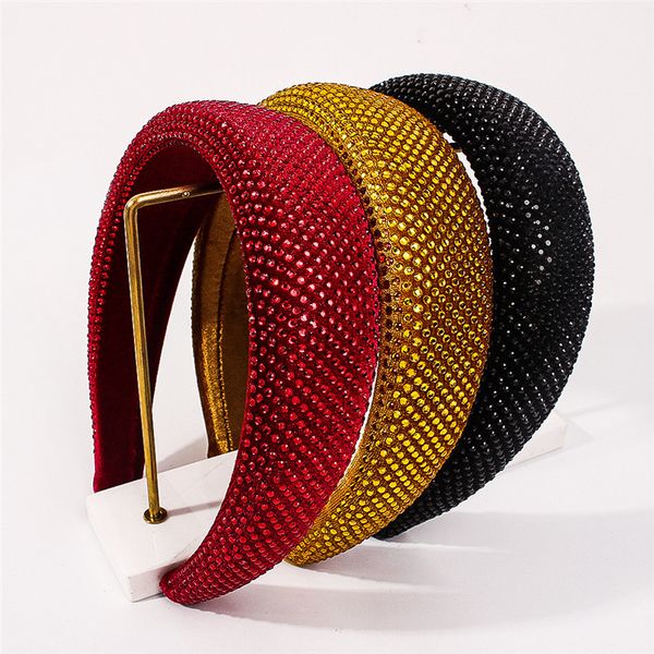 luxury designer hair band sponge rhinestone headband shiny head bands hairstyle accessories hoop in 5 colors f2662, Black;brown
luxury designer hair band sponge rhinestone headband shiny head bands hairstyle accessories hoop in 5 colors f2662, Black;brown