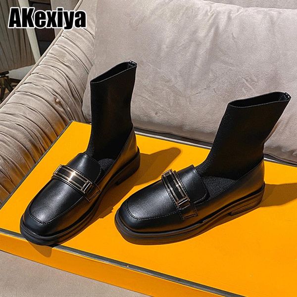 boots black knitted sock women metal luxury design flat platform ankle round toe slip on stretch short bc1447
boots black knitted sock women metal luxury design flat platform ankle round toe slip on stretch short bc1447