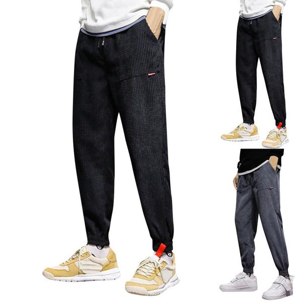 men's pants spring summer and autumn thin casual harlan pencil ankle-length trousers tight feet, Black
men's pants spring summer and autumn thin casual harlan pencil ankle-length trousers tight feet, Black