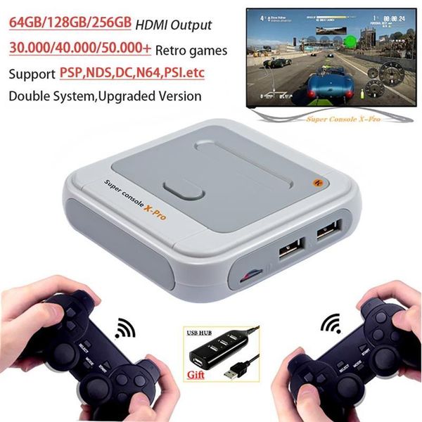 wireless super console x pro wifi 4k hd retro game mini tv video player for psp/n64/dc/ps1 handheld portable players
wireless super console x pro wifi 4k hd retro game mini tv video player for psp/n64/dc/ps1 handheld portable players