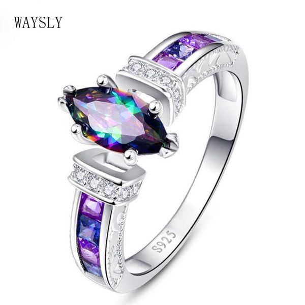 wedding rings waysly fashion crystal ring cubic zirconia purple cz stone dazzling engagement jewelry, Slivery;golden
wedding rings waysly fashion crystal ring cubic zirconia purple cz stone dazzling engagement jewelry, Slivery;golden
