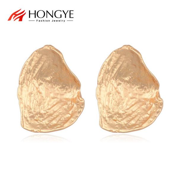 irregular potato chips shape gold color stud earrings personalized punk style ear accessories for girls geometric metal, Golden;silver
irregular potato chips shape gold color stud earrings personalized punk style ear accessories for girls geometric metal, Golden;silver