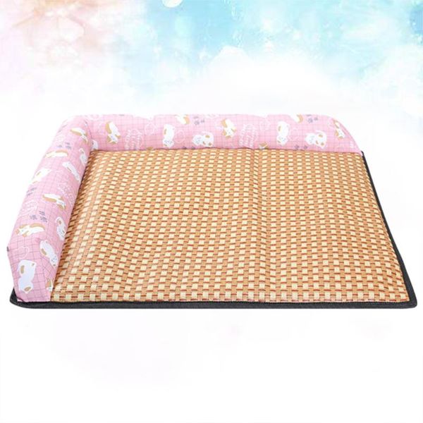 cat printing pet dog sleeping mat summer puppy cooling pad bed cushion cats beds (pink size) kennels & pens
cat printing pet dog sleeping mat summer puppy cooling pad bed cushion cats beds (pink size) kennels & pens