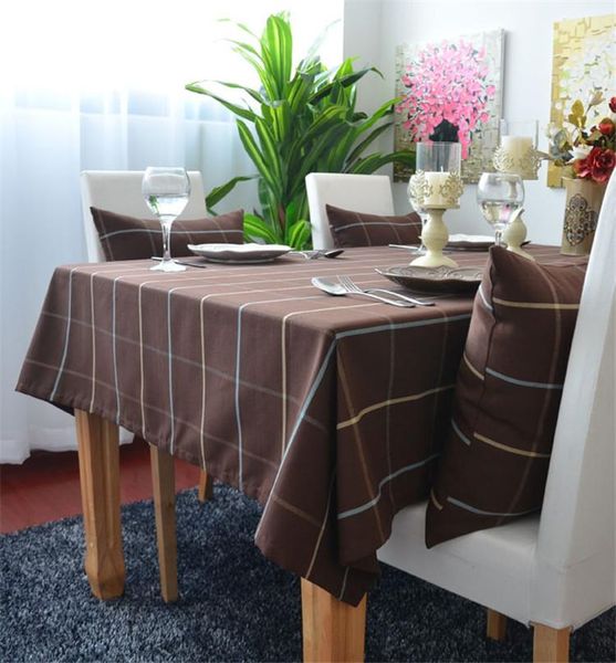 simple modern home furnishing tea table cloth coffee color plaid decor dinning tablecloth soft decoration fabric art
simple modern home furnishing tea table cloth coffee color plaid decor dinning tablecloth soft decoration fabric art