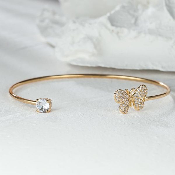 bangle gold butterfly flower cross leaf open bangles for women dainty white zircon thin wedding birthday jewelry gift, Black
bangle gold butterfly flower cross leaf open bangles for women dainty white zircon thin wedding birthday jewelry gift, Black