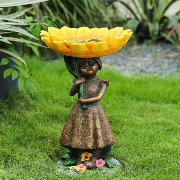 garden decorations charming sunflower girl bird bath feeder resin crafts balcony terrace decoration ornaments feeding pot
garden decorations charming sunflower girl bird bath feeder resin crafts balcony terrace decoration ornaments feeding pot