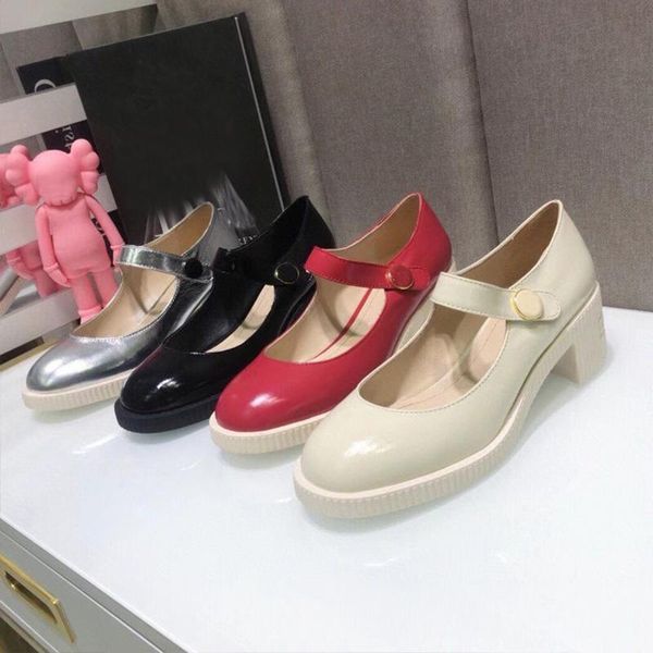 dress shoes 2021 luxury high heel pumps mary jane women fashion ladies retro buckle strap thick footwear beige, Black
dress shoes 2021 luxury high heel pumps mary jane women fashion ladies retro buckle strap thick footwear beige, Black