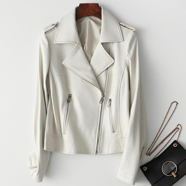 women's jackets haining leather short jacket 2021 spring and autumn korean motorcycle suit sheep, Black;brown
women's jackets haining leather short jacket 2021 spring and autumn korean motorcycle suit sheep, Black;brown