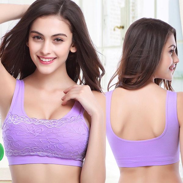 gym clothing racerback sports bras women padded seamless high impact support for yoga workout fitness lace, White;black
gym clothing racerback sports bras women padded seamless high impact support for yoga workout fitness lace, White;black