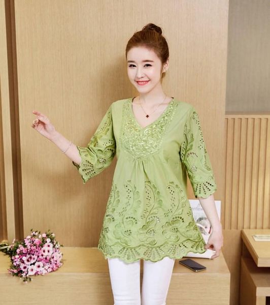 women's blouses & shirts 2021 casual summer women vintage embroidery shirt short sleeve blouse ladies floral womens clothing plus size, White
women's blouses & shirts 2021 casual summer women vintage embroidery shirt short sleeve blouse ladies floral womens clothing plus size, White