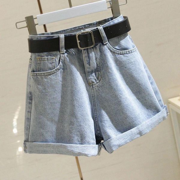 women's shorts wide leg jeans short pants denim plus size vintage distressed biker fashion loose summer comfy casual korean 2021, White;black
women's shorts wide leg jeans short pants denim plus size vintage distressed biker fashion loose summer comfy casual korean 2021, White;black