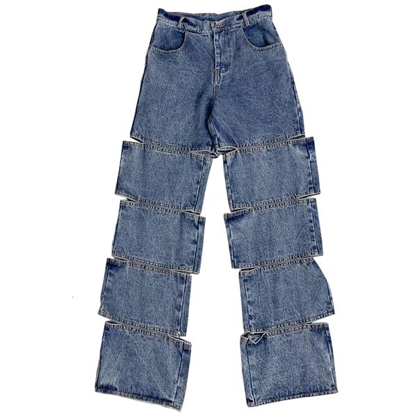 jean hip women denim jeans high waist dislocation cutting holes wide leg pants boyfriend streetwear, Blue
jean hip women denim jeans high waist dislocation cutting holes wide leg pants boyfriend streetwear, Blue