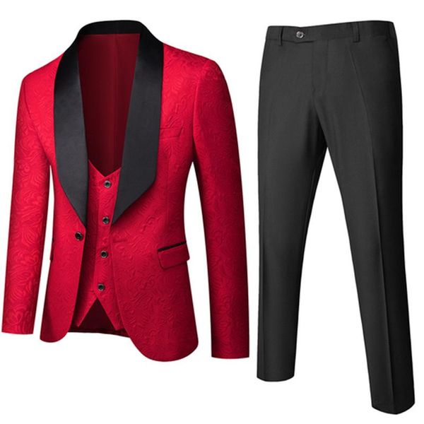 men's suits & blazers 2021 tuxedo for men slim fit fashion wedding shawl lapel 3 pieces skinny single breasted jacket party prom singer, White;black
men's suits & blazers 2021 tuxedo for men slim fit fashion wedding shawl lapel 3 pieces skinny single breasted jacket party prom singer, White;black