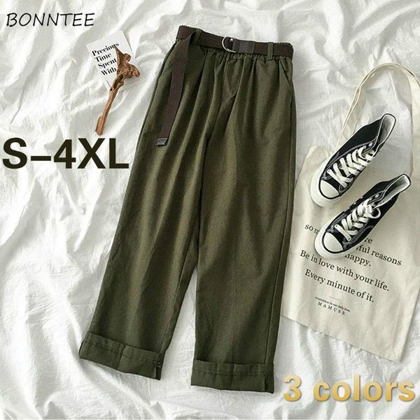 casual pants women plus size 4xl loose youth boyfriend streetwear korean ladies spring daily trendy teens cargo trousers women's & capr, Black;white
casual pants women plus size 4xl loose youth boyfriend streetwear korean ladies spring daily trendy teens cargo trousers women's & capr, Black;white